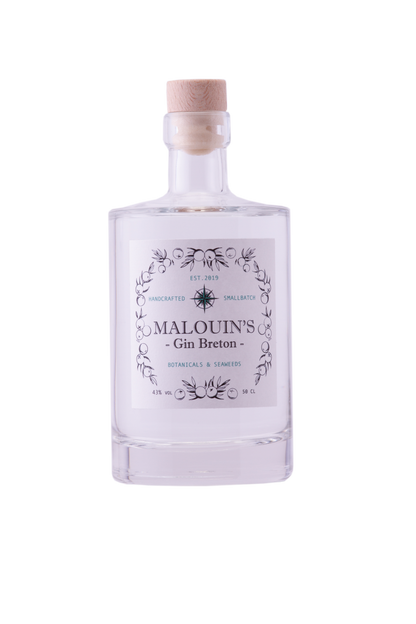 Malouin's Dry Gin Breton Algues 50cl + Gin Breton Blé Noir 50cl